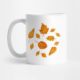 Autumn leaves Illustration Mug